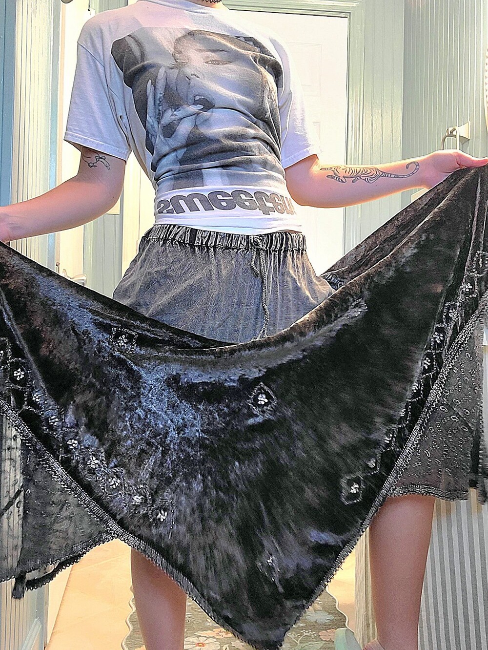 whimsygoth skirt